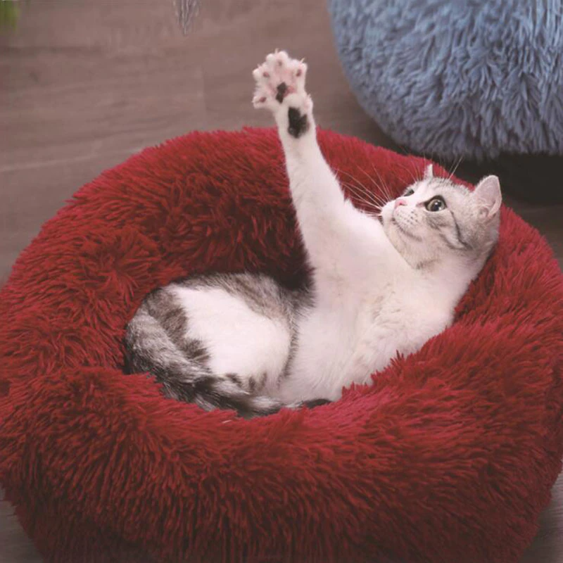 ConfortLux® - Cama Nuvem Aconchegante de Veludo Ortopédica, Antiestresse para Pet - PetFeliz