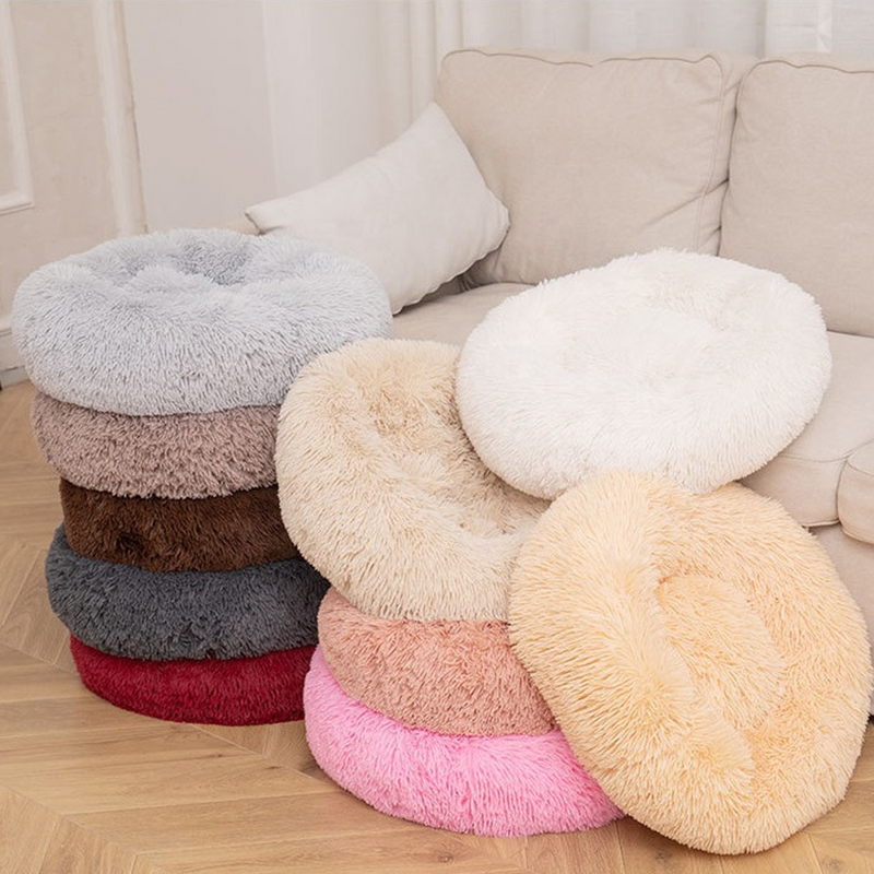 ConfortLux® - Cama Nuvem Aconchegante de Veludo Ortopédica, Antiestresse para Pet - PetFeliz
