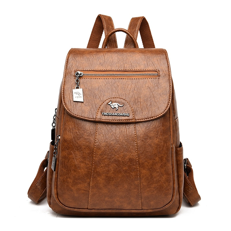 Mochila Elegante Feminina Media Multi Compartimento