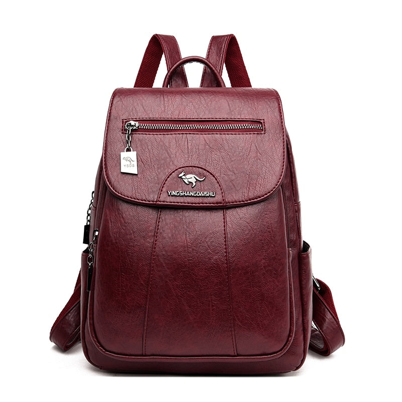 Mochila Elegante Feminina Media Multi Compartimento
