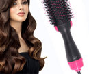 Escova Multifuncional 3 em 1 - Seque, Alise e Modele seus Cabelos