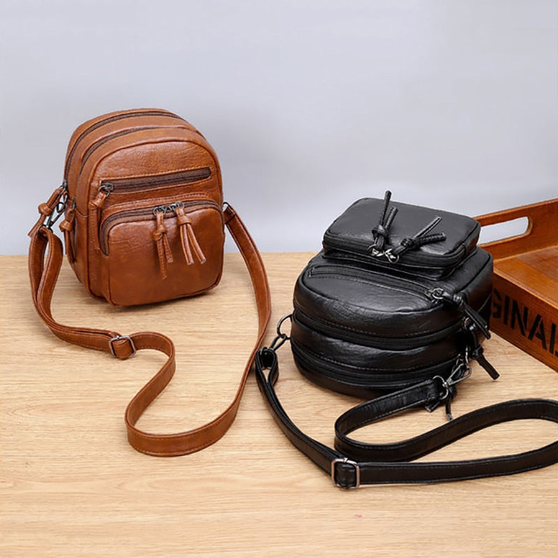 Bolsa Feminina Leve Multi Compartimento